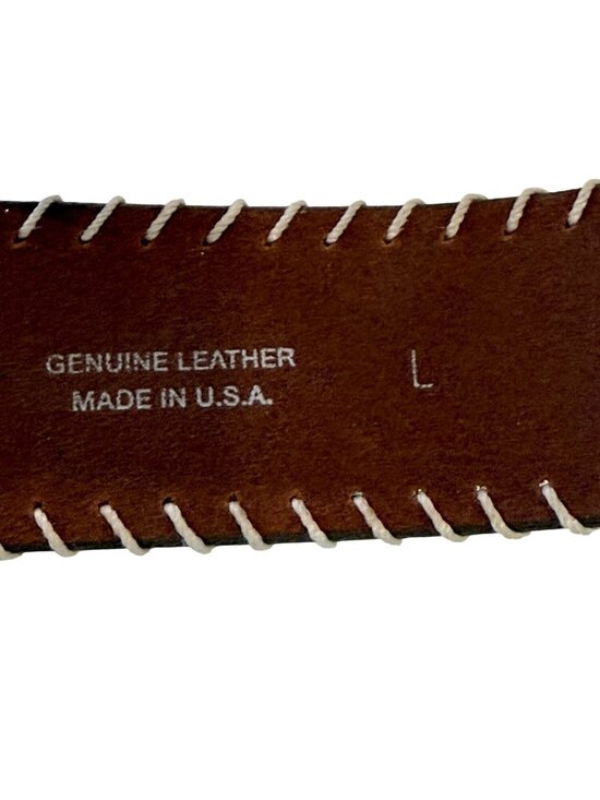 The Territory Ahead leather belt with Heart Buckle - Size L main image 4